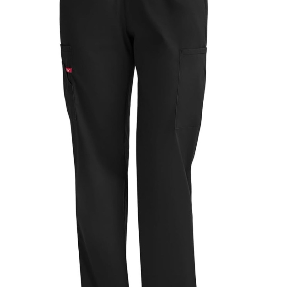 Navy Dickies EDS Signature Scrubs for Women, Elastic Waist Pull-On Medium Tall